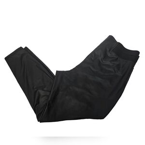Simply Vera Wang Black Faux Leather High Waisted‎ Leggings Size 1X Women's